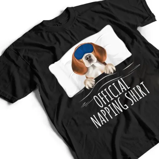 Sleeping Beagle Dog Official Napping T Shirt