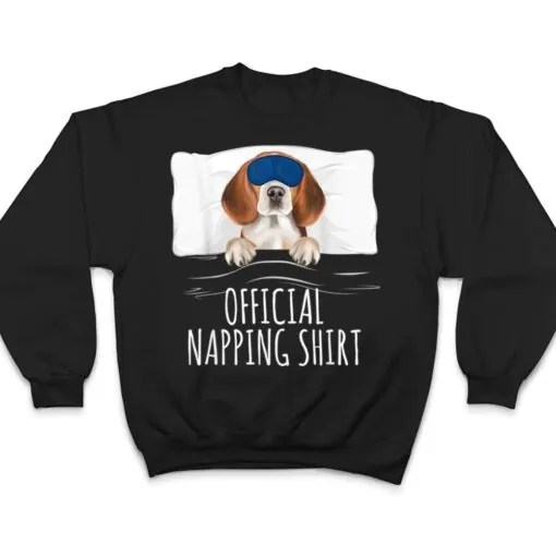 Sleeping Beagle Dog Official Napping T Shirt