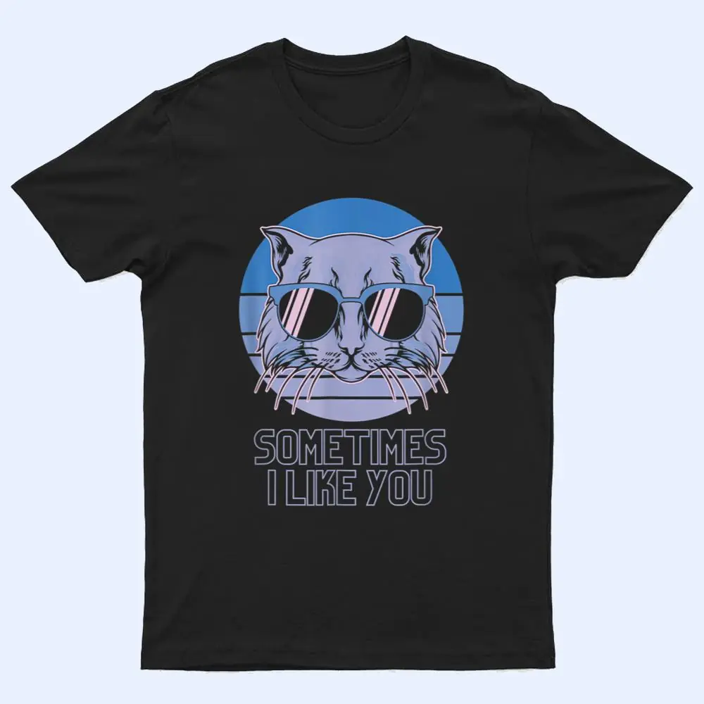 Sometime I Like You Meme Funny Retro Style Vintage Cats T Shirt Sometime I Like You Meme Funny Retro Style Vintage Cats T Shirt