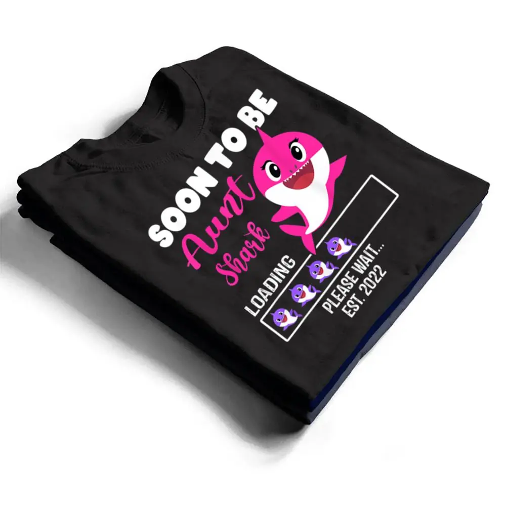 Soon-To-Be-Aunt-Shark-Est-Pregnancy-Announcement-T-Shirt-1 Soon To Be Aunt Shark Est Pregnancy Announcement T Shirt