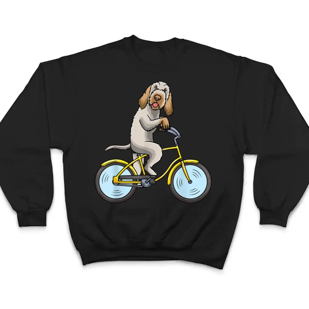 Spinone-Italiano-Dog-Bike-Bracco-Spinoso-T-Shirt-4 Spinone Italiano Dog Bike Bracco Spinoso T Shirt