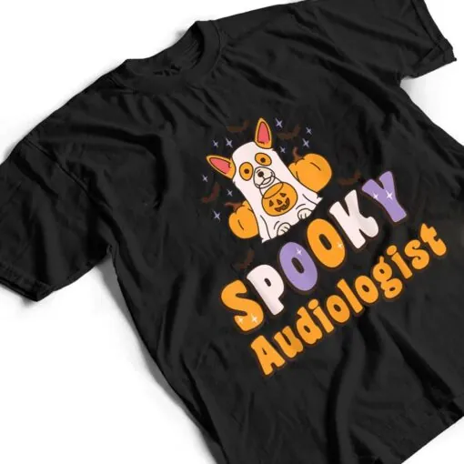 Spooky audiologist dog Halloween costume T Shirt