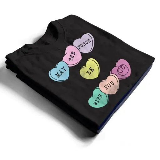 Star Wars Candy Hearts Force Valentine's Graphic T Shirt