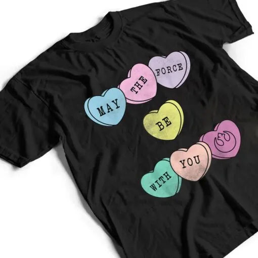 Star Wars Candy Hearts Force Valentine's Graphic T Shirt