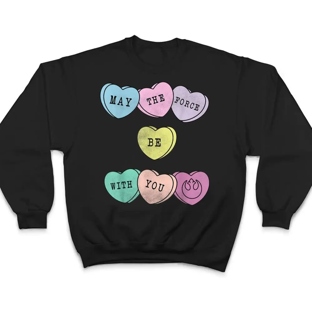 Star-Wars-Candy-Hearts-Force-Valentines-Graphic-T-Shirt-4 Star Wars Candy Hearts Force Valentine's Graphic T Shirt