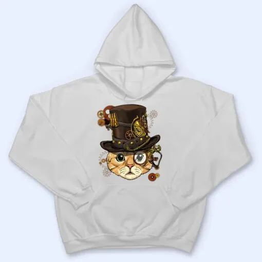 Steampunk Gothic Cat Kitten Mechanical Animal Pet Cat Lover T Shirt