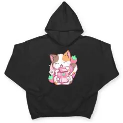 Strawberry Shake Strawberry Milk Cat Kawaii Neko Anime Girls T Shirt Strawberry Shake Strawberry Milk Cat Kawaii Neko Anime Girls T Shirt