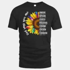 Sunflowers God say you are With Bible Verses Quotes Jesus