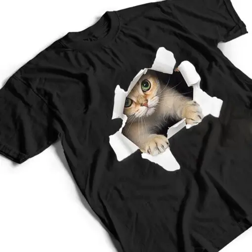 Sweet Kitten Torn Cloth Funny Cat Lover Cat Owner Cat Lady T Shirt