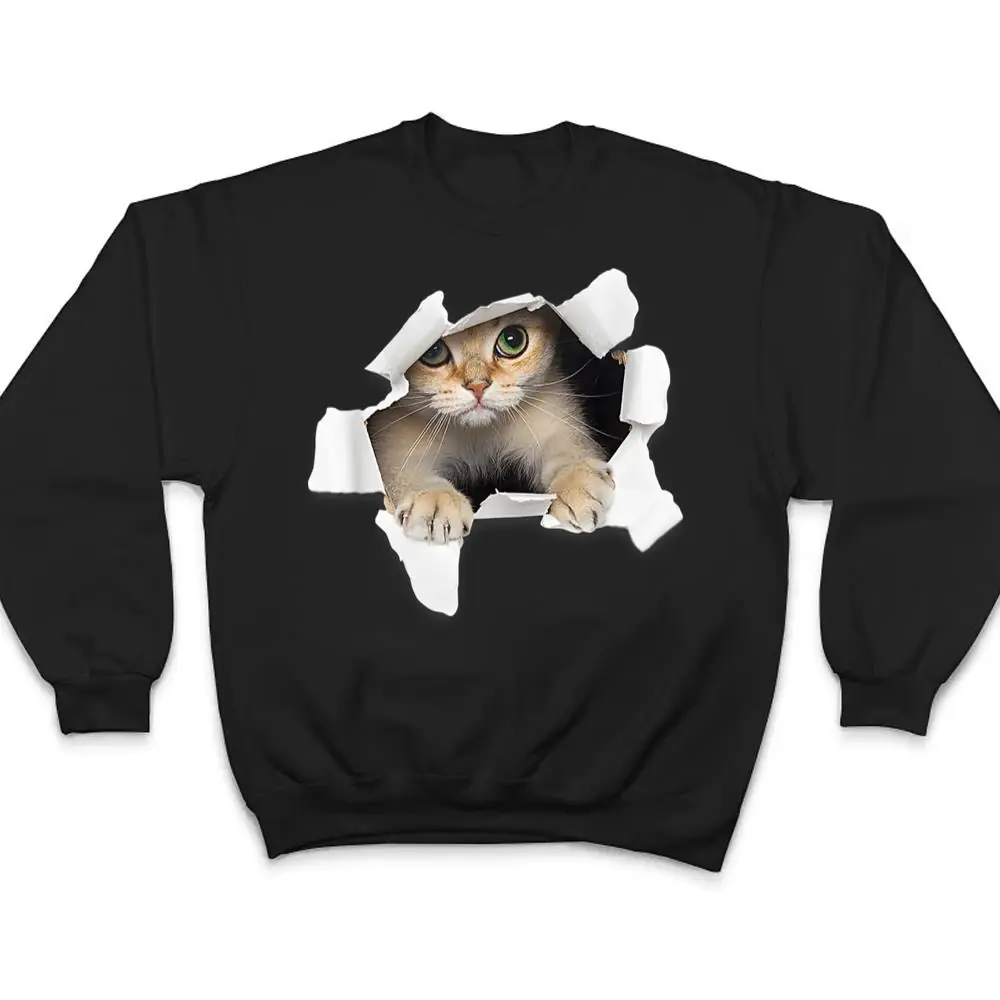 Sweet-Kitten-Torn-Cloth-Funny-Cat-Lover-Cat-Owner-Cat-Lady-T-Shirt-4 Sweet Kitten Torn Cloth Funny Cat Lover Cat Owner Cat Lady T Shirt