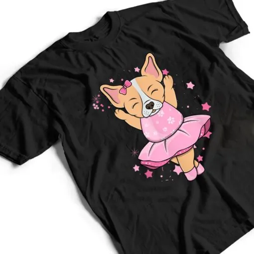 Sweet pink Ballerina Chihuahua Dog Ballett in Tutu T Shirt