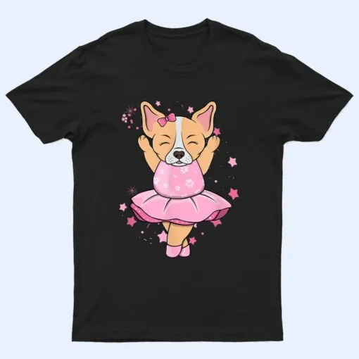 Sweet pink Ballerina Chihuahua Dog Ballett in Tutu T Shirt