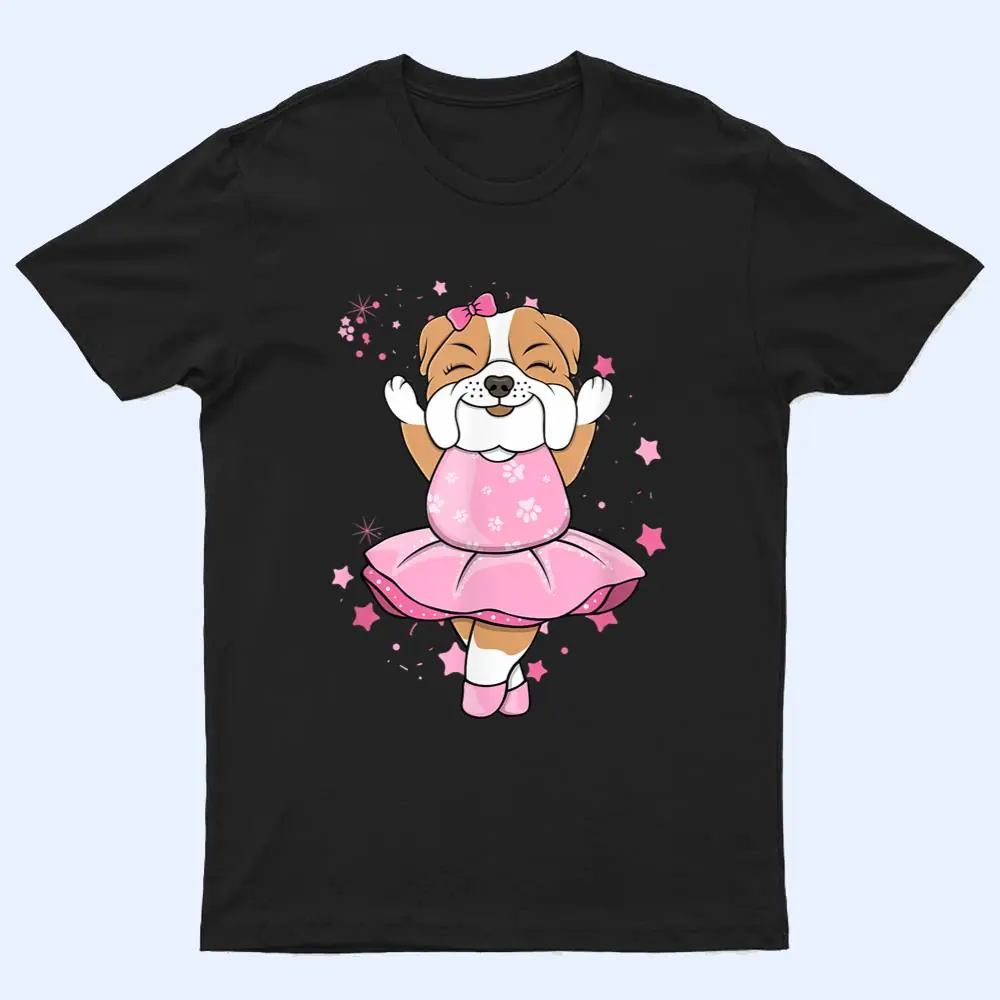 Sweet pink Ballerina English Bulldog Dog Ballett in Tutu T Shirt Sweet pink Ballerina English Bulldog Dog Ballett in Tutu T Shirt