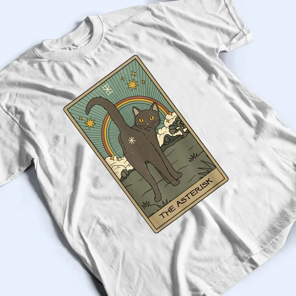 Tarot-Card-Cat-The-Asterisk-Cosmic-Graphic-T-Shirt-2 Tarot Card Cat The Asterisk Cosmic Graphic T Shirt