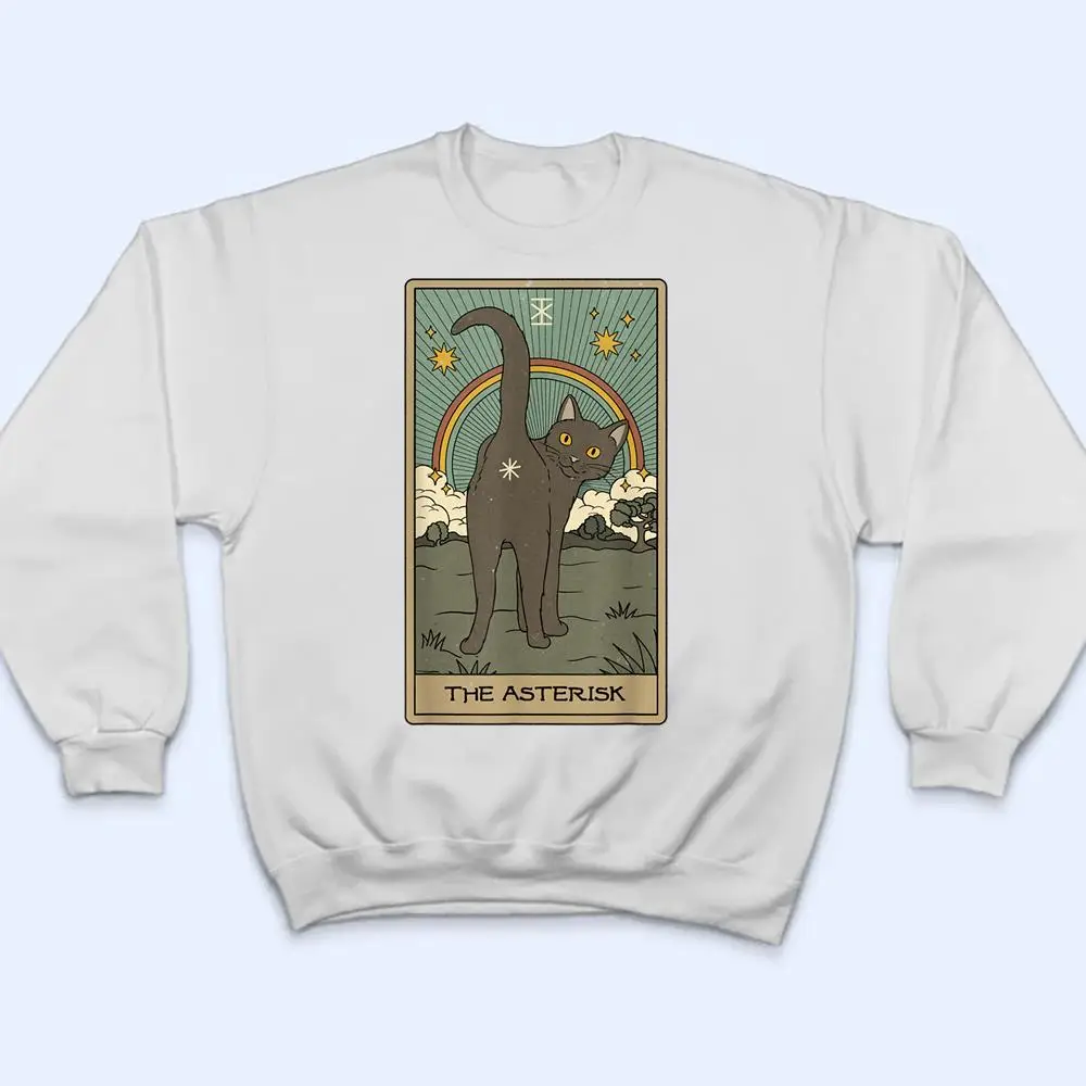 Tarot-Card-Cat-The-Asterisk-Cosmic-Graphic-T-Shirt-4 Tarot Card Cat The Asterisk Cosmic Graphic T Shirt