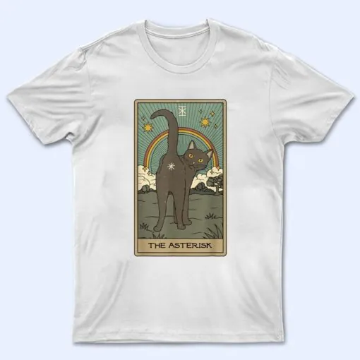 Tarot Card Cat The Asterisk Cosmic Graphic T Shirt