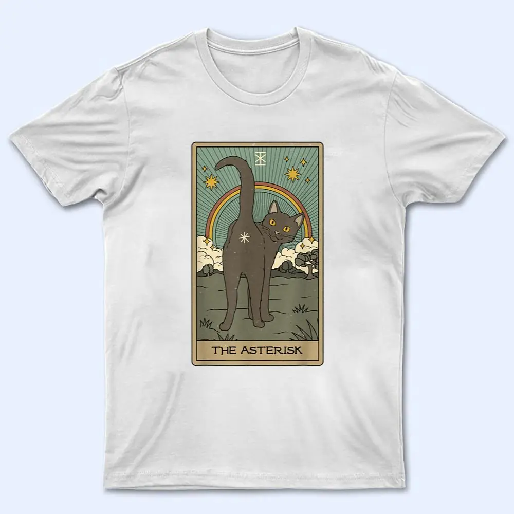 Tarot Card Cat The Asterisk Cosmic Graphic T Shirt Tarot Card Cat The Asterisk Cosmic Graphic T Shirt