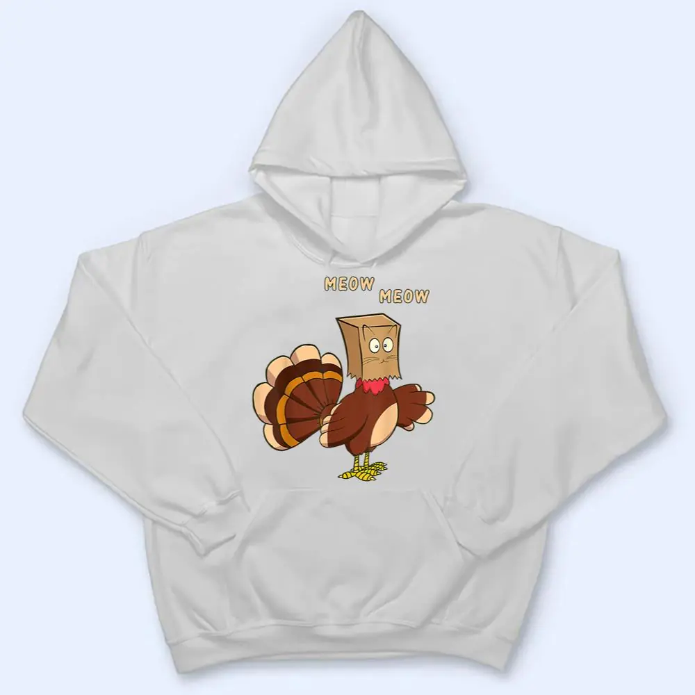 Thanksgiving-Cat-Funny-Fake-Cat-Meow-Thanksgiving-Turkey-Dab-T-Shirt-3 Thanksgiving Cat Funny Fake Cat Meow Thanksgiving Turkey Dab T Shirt