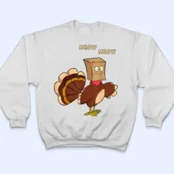 Thanksgiving Cat Funny Fake Cat Meow Thanksgiving Turkey Dab T Shirt Thanksgiving Cat Funny Fake Cat Meow Thanksgiving Turkey Dab T Shirt