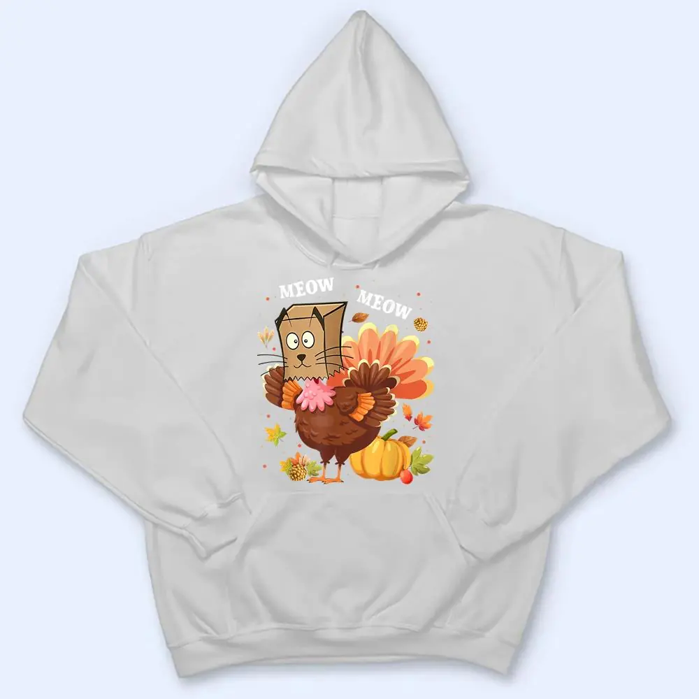 Thanksgiving-Funny-Turkey-Fake-Cat-Meow-Kitty-Cats-Lover-Ver-1-T-Shirt-3 Thanksgiving Funny Turkey Fake Cat Meow Kitty Cats Lover Ver 1 T Shirt