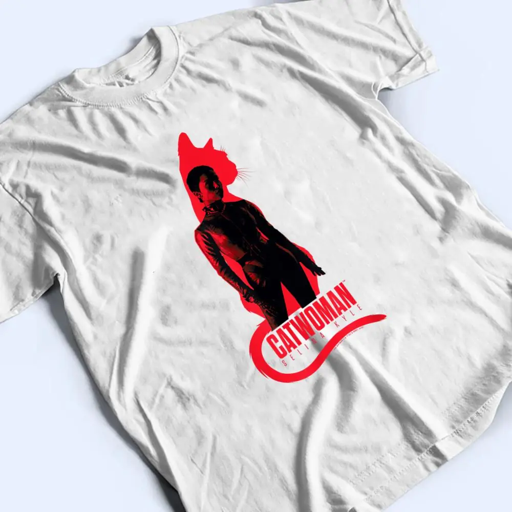 The-Batman-Selina-Kyle-Cat-Silhouette-T-Shirt-2 The Batman Selina Kyle Cat Silhouette T Shirt