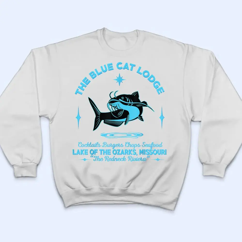 The-Blue-Cat-Lodge-lake-of-the-ozarks-Missouri-classic-fish-T-Shirt-4 The Blue Cat Lodge lake of the ozarks Missouri classic fish T Shirt