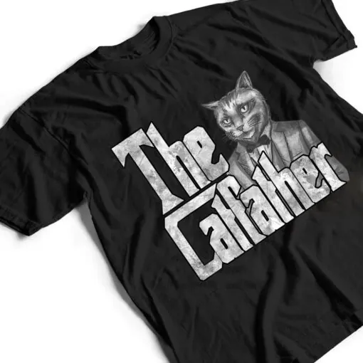 The Catfather Cat Father Mafia Father Cat T Shirt