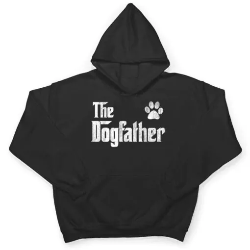 The Dogfather Gift for Dog Dad gift for Men Best Dog Dad Paw T Shirt