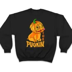 The Pugkin Dog Trick Or Treating Pug Lover Halloween T Shirt The Pugkin Dog Trick Or Treating Pug Lover Halloween T Shirt