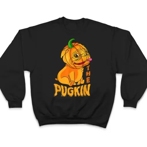 The Pugkin Dog Trick Or Treating Pug Lover Halloween T Shirt