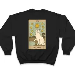 The Star Tarot Card Mermaid Gothic Cat T Shirt The Star Tarot Card Mermaid Gothic Cat T Shirt