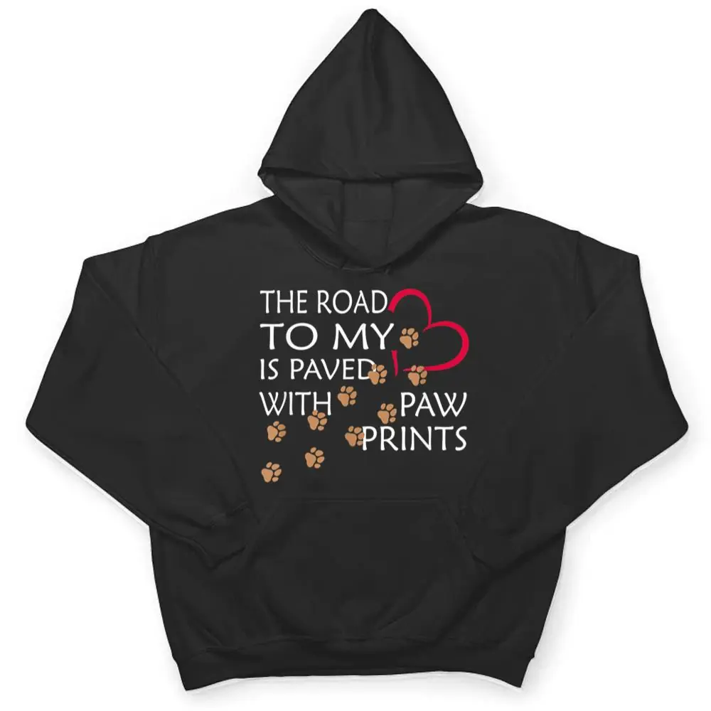 The-Way-To-My-Heart-Cute-Dogs-Love-Paw-Print-T-Shirt-3 The Way To My Heart - Cute Dogs Love Paw Print T Shirt