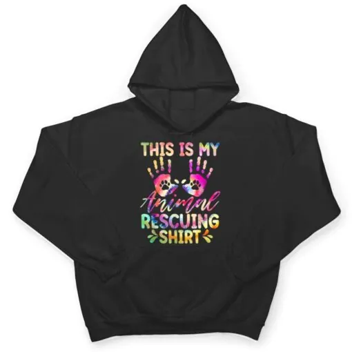 This Is My Animal Rescuing Tie Dye - Dog Cat Rescue T Shirt