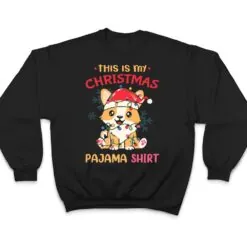 This Is My Christmas Pajama Corgi Tree Light Dog Xmas T Shirt This Is My Christmas Pajama Corgi Tree Light Dog Xmas T Shirt