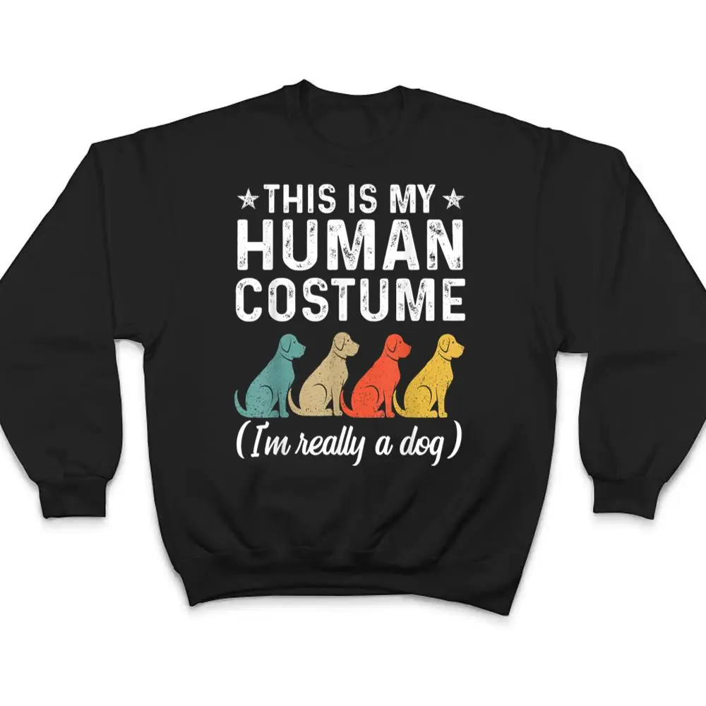 This-Is-My-Human-Costume-Im-Really-A-Dog-Retro-Halloween-T-Shirt-4 This Is My Human Costume I'm Really A Dog Retro Halloween T Shirt