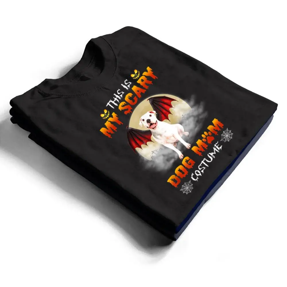 This-Is-My-Scary-Dog-Mom-Costume-White-Pitbull-Halloween-T-Shirt-1 This Is My Scary Dog Mom Costume White Pitbull Halloween T Shirt