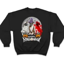 Three Boxer Dog Brindle Boxer Mummy Witch Demon Halloween T Shirt Three Boxer Dog Brindle Boxer Mummy Witch Demon Halloween T Shirt