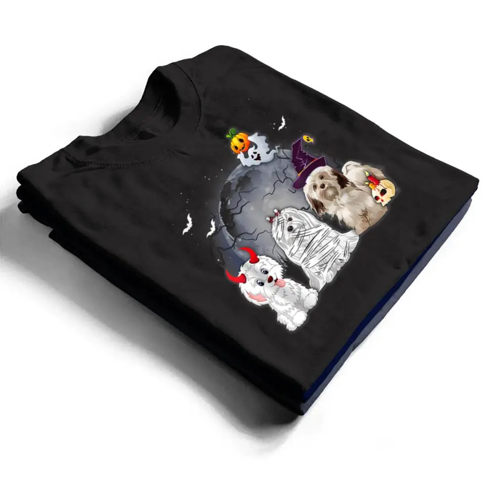 Three-Havaneses-Dog-in-The-Moon-Halloween-Costume-T-Shirt-1 Three Havaneses Dog in The Moon Halloween Costume T Shirt