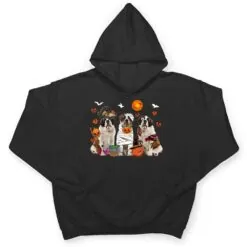 Three St. Bernard Dogs Witch Scary Mummy Halloween Zombie T Shirt Three St. Bernard Dogs Witch Scary Mummy Halloween Zombie T Shirt