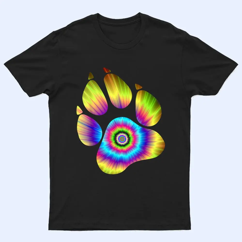 Tie Dye Animal  Cat Dog Paw Print  For Pet Lover Ver 1 T Shirt Tie Dye Animal  Cat Dog Paw Print  For Pet Lover Ver 1 T Shirt