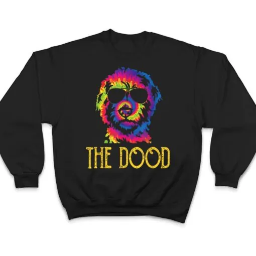 Tie Dye Best Doodle Dad Ever Goldendoodle Dog Dad T Shirt