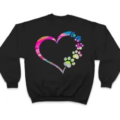 Tie Dye Design - Dog Mom Dad Puppy Love Dogs Paw Print Heart T Shirt Tie Dye Design - Dog Mom Dad Puppy Love Dogs Paw Print Heart T Shirt