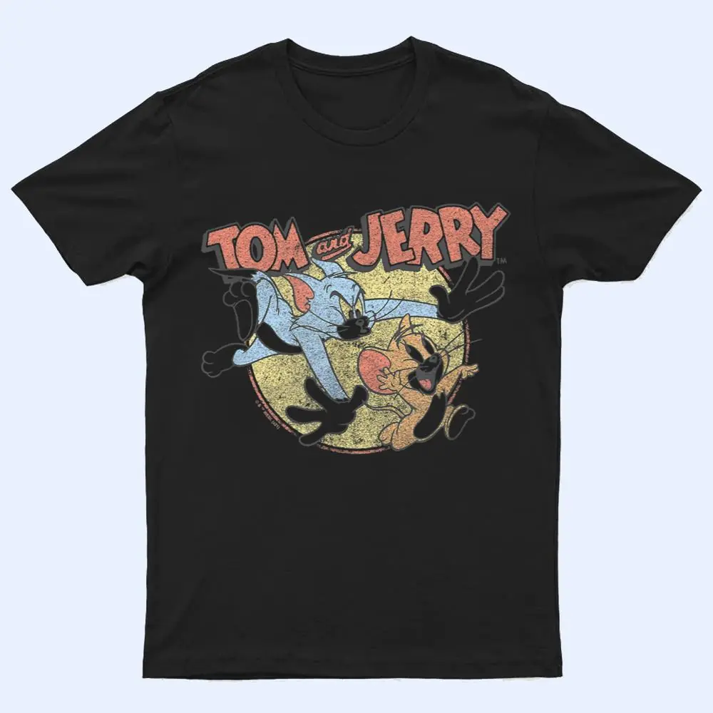 Tom and Jerry Cat and Mouse Chase Poster T Shirt Tom and Jerry Cat and Mouse Chase Poster T Shirt