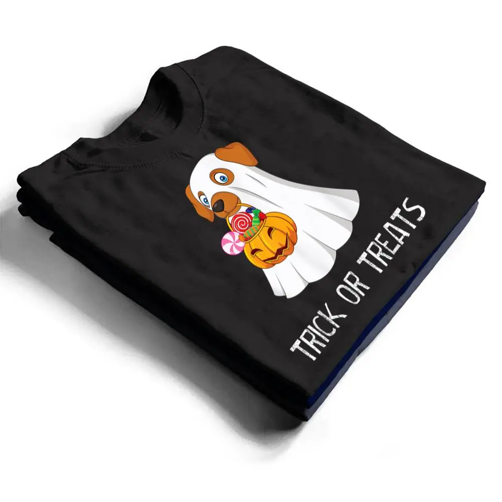 Trick-Or-Treats-Funny-Ghost-Dog-Cute-Halloween-ns-Girls-T-Shirt-1 Trick Or Treats Funny Ghost Dog Cute Halloween ns Girls T Shirt