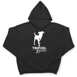 Tripod Squad, Left Front Leg Ampu, Three Legged Dog T Shirt Tripod Squad, Left Front Leg Ampu, Three Legged Dog T Shirt