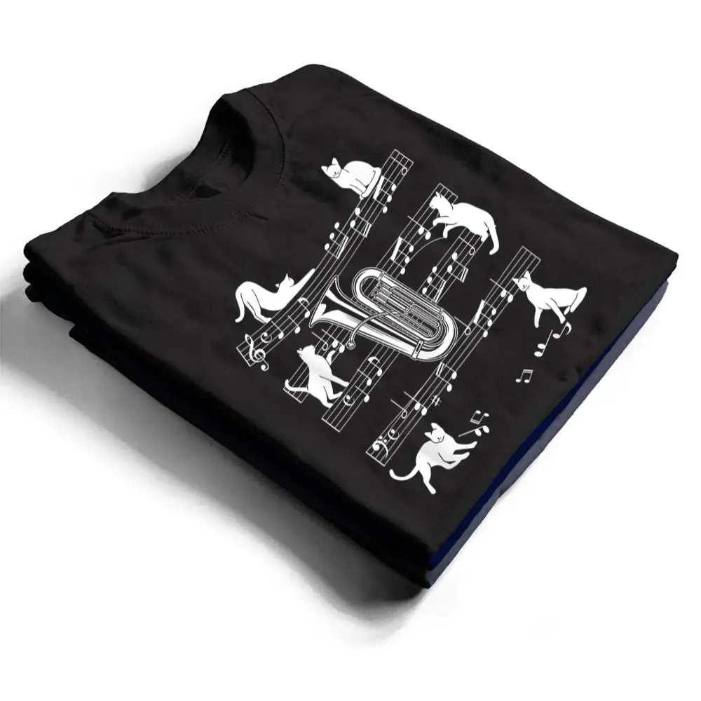 Tubist-Cats-for-Cat-loving-Tuba-player-T-Shirt-1 Tubist Cats for Cat loving Tuba player T Shirt
