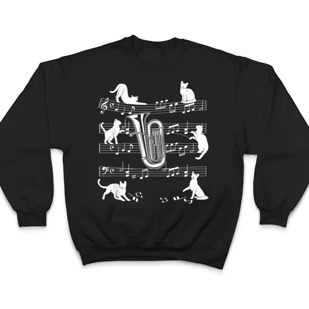 Tubist-Cats-for-Cat-loving-Tuba-player-T-Shirt-4 Tubist Cats for Cat loving Tuba player T Shirt