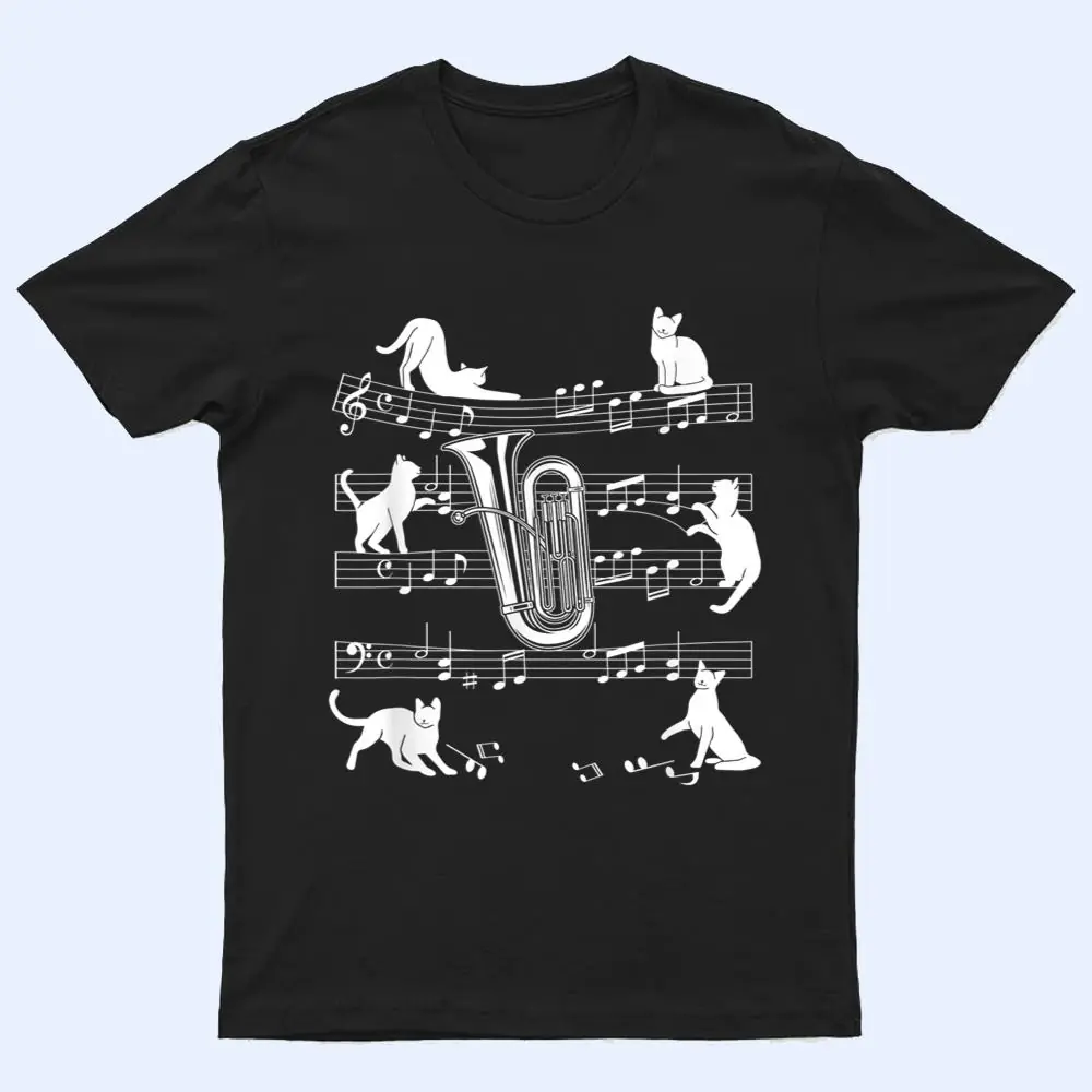 Tubist Cats for Cat loving Tuba player T Shirt Tubist Cats for Cat loving Tuba player T Shirt