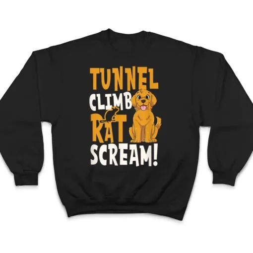 Tunnel Climb Rat Scream Design Barn Hunt T Shirt