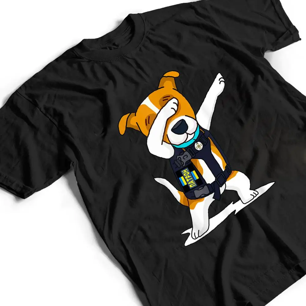 Ukraine-Armed-Forces-Dabbing-Dog-Patron-Jack-Russell-Terrier-T-Shirt-2 Ukraine Armed Forces Dabbing Dog Patron Jack Russell Terrier T Shirt